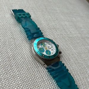 Men’s Texhnomarine sport stainless steel water resistant, turquoise